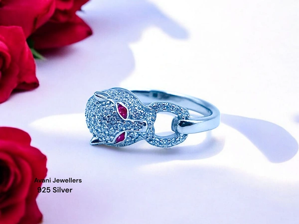Avani Jewellers Silver Ladies Fancy Ring - 3.88, 17