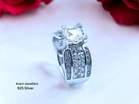 Avani Jewellers Silver Ladies Fancy Ring - 4.11, 10