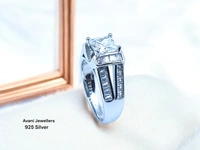 Avani Jewellers Silver Ladies Fancy Ring - 4, 11