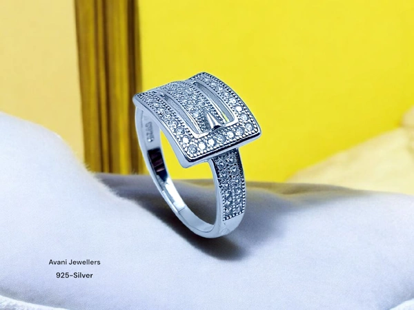 Avani Jewellers Silver Ladies Fancy Ring - 2.39, 13