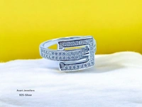 Avani Jewellers Silver Ladies Fancy Ring - 2.39, 13