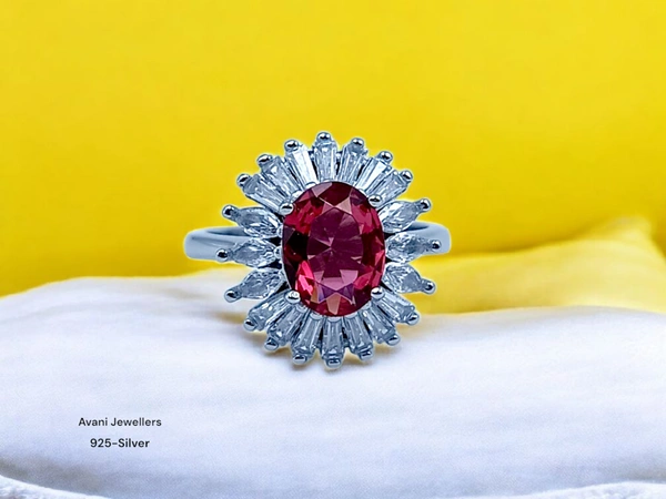 Avani Jewellers Silver Ladies Fancy Ring - 4.2, 12