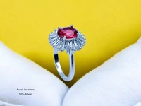 Avani Jewellers Silver Ladies Fancy Ring - 4.2, 12