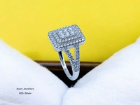 Avani Jewellers Silver Ladies Fancy Ring - 2.88, 12.5