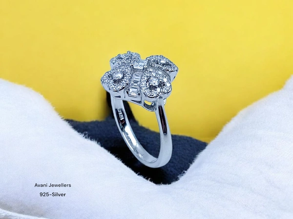 Avani Jewellers Silver Ladies Fancy Ring - 4.21, 18