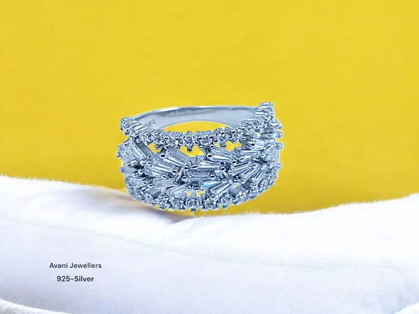 Avani Jewellers Silver Ladies Fancy Ring - 4.28, 14