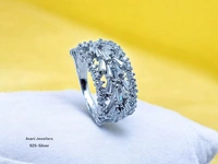 Avani Jewellers Silver Ladies Fancy Ring - 4.28, 14