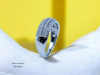 Avani Jewellers Silver Ladies Fancy Ring - 4.36, 19