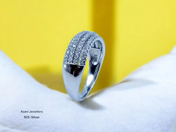 Avani Jewellers Silver Ladies Fancy Ring - 4.36, 19
