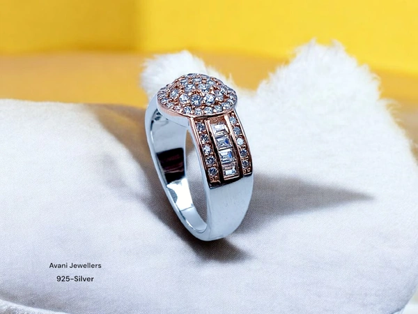 Avani Jewellers Silver Ladies Fancy Ring - 3.87, 10