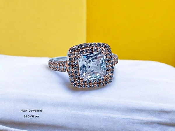 Avani Jewellers Silver Ladies Fancy Ring - 3.56, 9