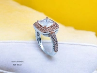 Avani Jewellers Silver Ladies Fancy Ring - 3.56, 9