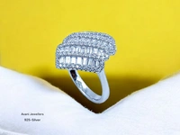 Avani Jewellers Silver Ladies Fancy Ring - 4.24, 12