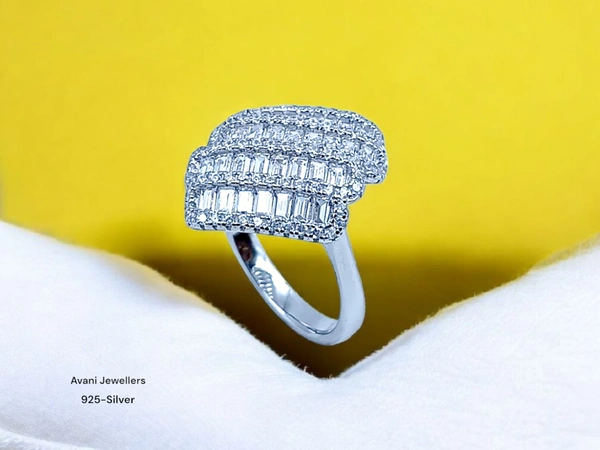 Avani Jewellers Silver Ladies Fancy Ring - 4.24, 12