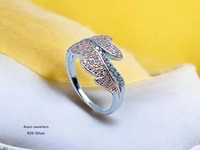Avani Jewellers Silver Ladies Fancy Ring - 3.1, 15