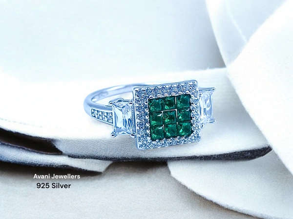 Avani Jewellers Silver Ladies Fancy Ring - 3.15, 17