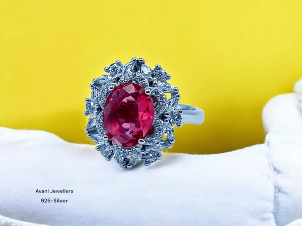 Avani Jewellers Silver Ladies Fancy Ring - 5.34, 14