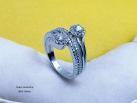 Avani Jewellers Silver Ladies Fancy Ring - 4.11, 10