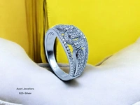 Avani Jewellers Silver Ladies Fancy Ring - 4.03, 12