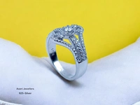 Avani Jewellers Silver Ladies Fancy Ring - 4.65, 17