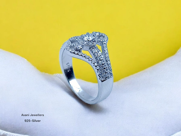 Avani Jewellers Silver Ladies Fancy Ring - 4.65, 17