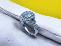 Avani Jewellers Silver Ladies Fancy Ring - 2.6, 12