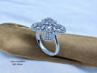 Avani Jewellers Silver Ladies Fancy Ring - 4.48, 15
