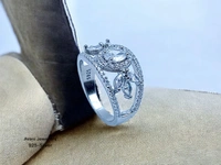 Avani Jewellers Silver Ladies Fancy Ring - 3.99, 12