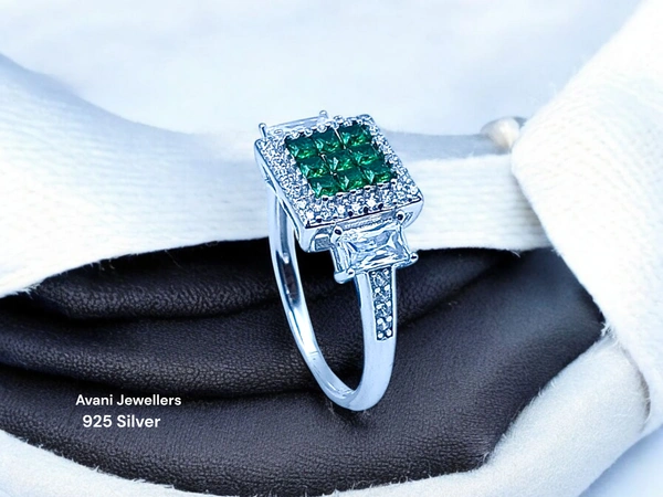 Avani Jewellers Silver Ladies Fancy Ring - 3.15, 17