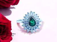 Avani Jewellers Silver Ladies Fancy Ring - 3.93, 14
