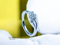 Avani Jewellers Silver Ladies Fancy Ring - 1.95, Adjustable