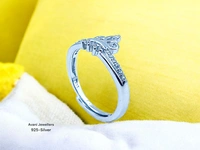 Avani Jewellers Silver Ladies Fancy Ring - 2.06, Adjustable