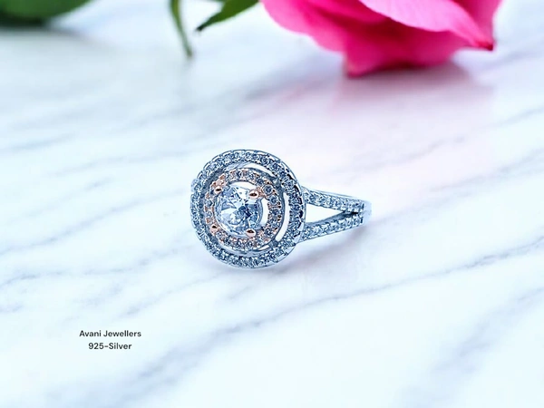 Avani Jewellers Silver Ladies Fancy Ring - 3.65, 14