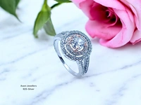 Avani Jewellers Silver Ladies Fancy Ring - 3.65, 14