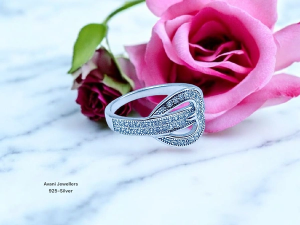 Avani Jewellers Silver Ladies Fancy Ring - 2.35, 15