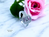 Avani Jewellers Silver Ladies Fancy Ring - 2.35, 15