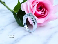 Avani Jewellers Silver Ladies Fancy Ring - 2.97, 10
