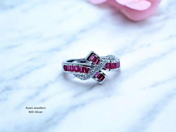 Avani Jewellers Silver Ladies Fancy Ring - 3.17, 12