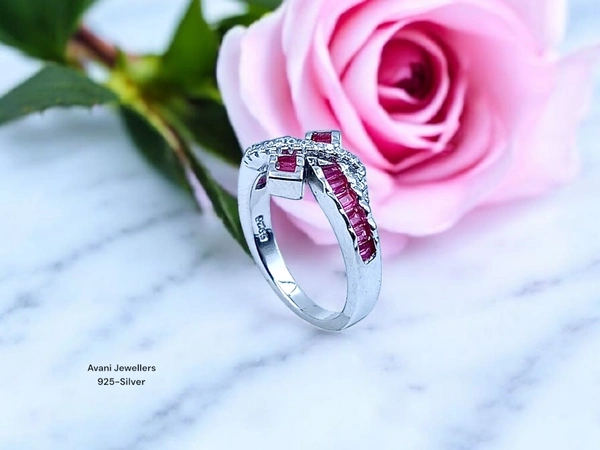 Avani Jewellers Silver Ladies Fancy Ring - 3.17, 12