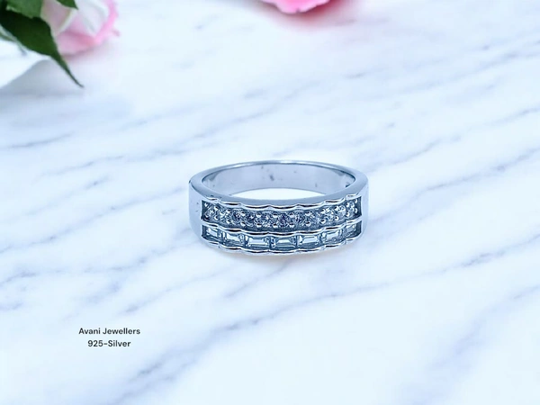 Avani Jewellers Silver Ladies Fancy Ring - 3.24, 9