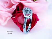 Avani Jewellers Silver Ladies Fancy Ring - 1.95, Adjustable