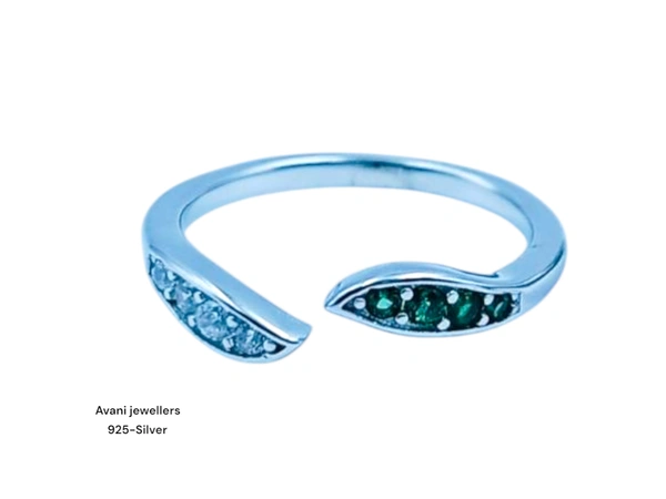 Avani Jewellers Silver Ladies Fancy Ring - 1.47, Adjustable