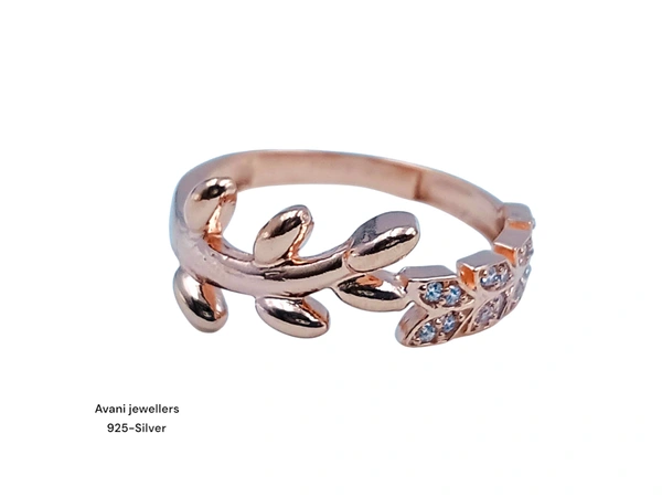 Avani Jewellers Silver Ladies Fancy Ring - 1.67, 13, Rose