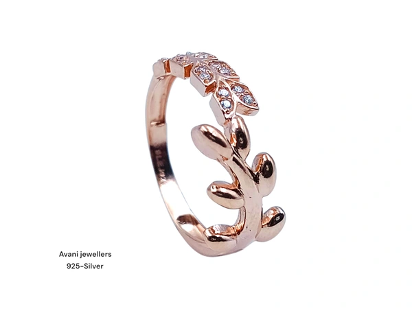 Avani Jewellers Silver Ladies Fancy Ring - 1.67, 13, Rose