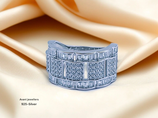 Avani Jewellers Silver Ladies Fancy Ring - 4.51, 12