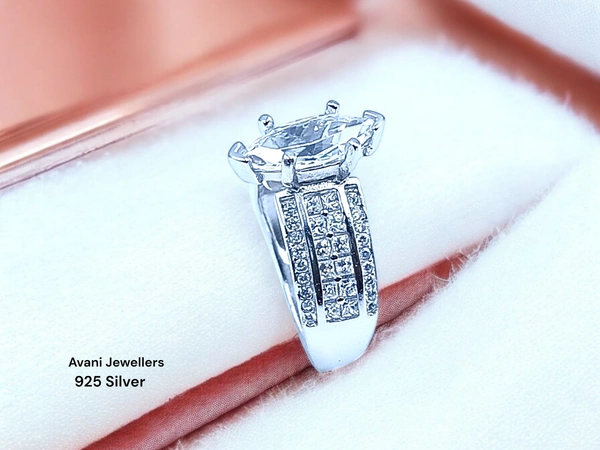 Avani Jewellers Silver Ladies Fancy Ring - 4.67, 12