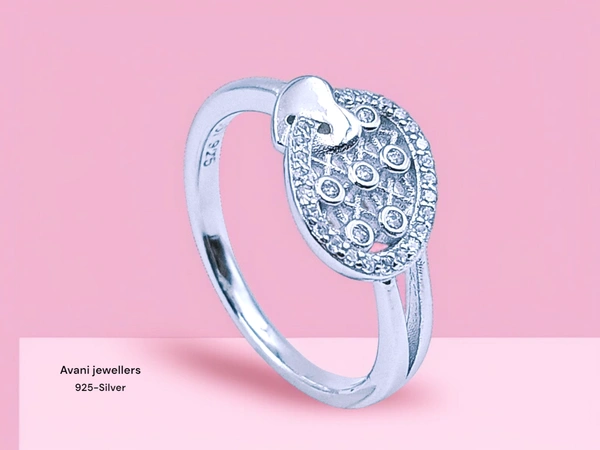 Avani Jewellers Silver Ladies Fancy Ring - 2.65, 17