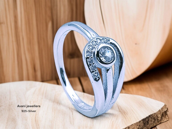 Avani Jewellers Silver Ladies Fancy Ring - 2.2, 9
