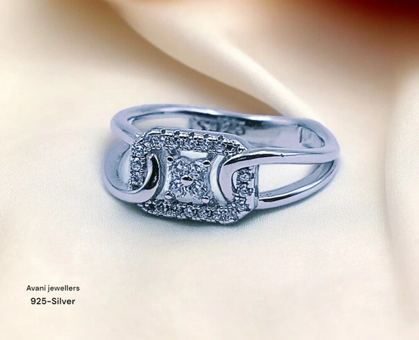 Avani Jewellers Silver Ladies Fancy Ring - 2.67, 14