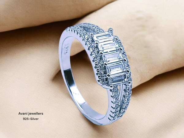 Avani Jewellers Silver Ladies Fancy Ring - 3.34, 17